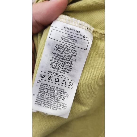 Adidas Basketball Mens Mock Neck Sweater Size‎ Small Gold Oversized Sports NBA - Picture 9 of 12